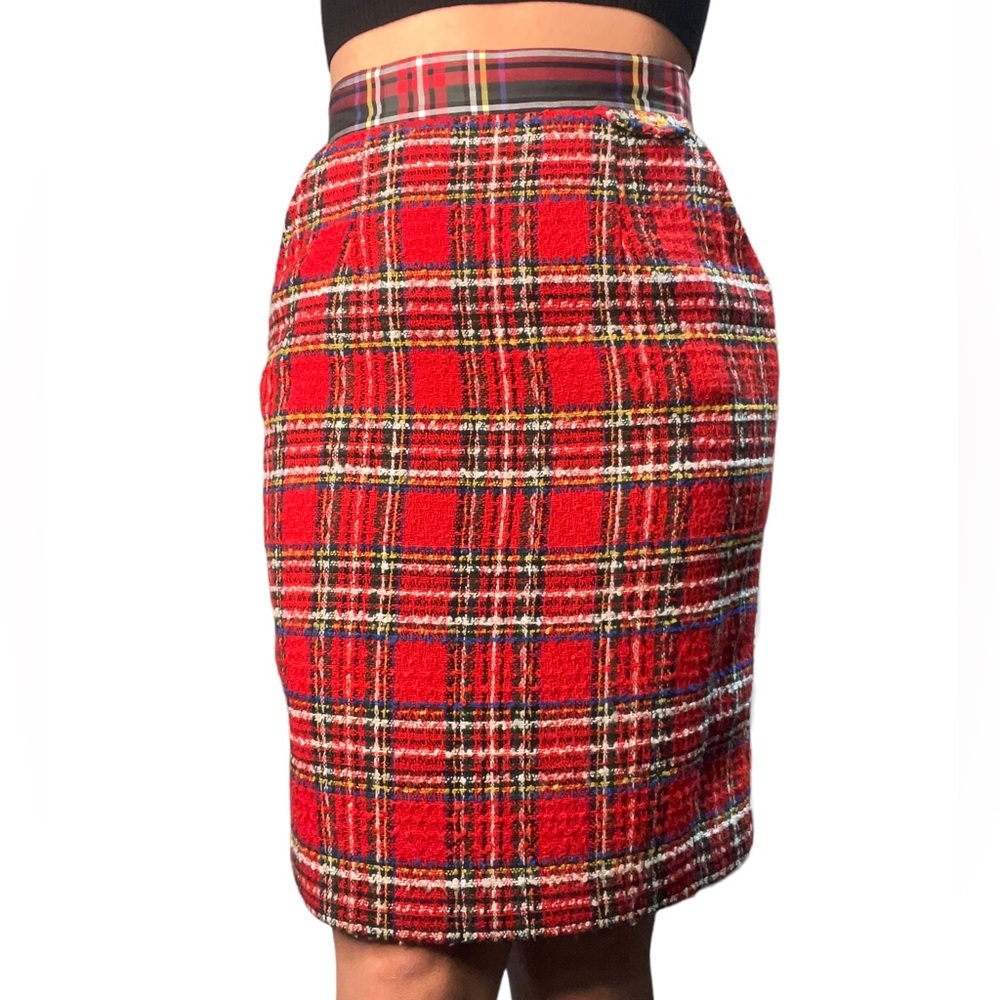 Fred Perry Plaid Tartan Skirt